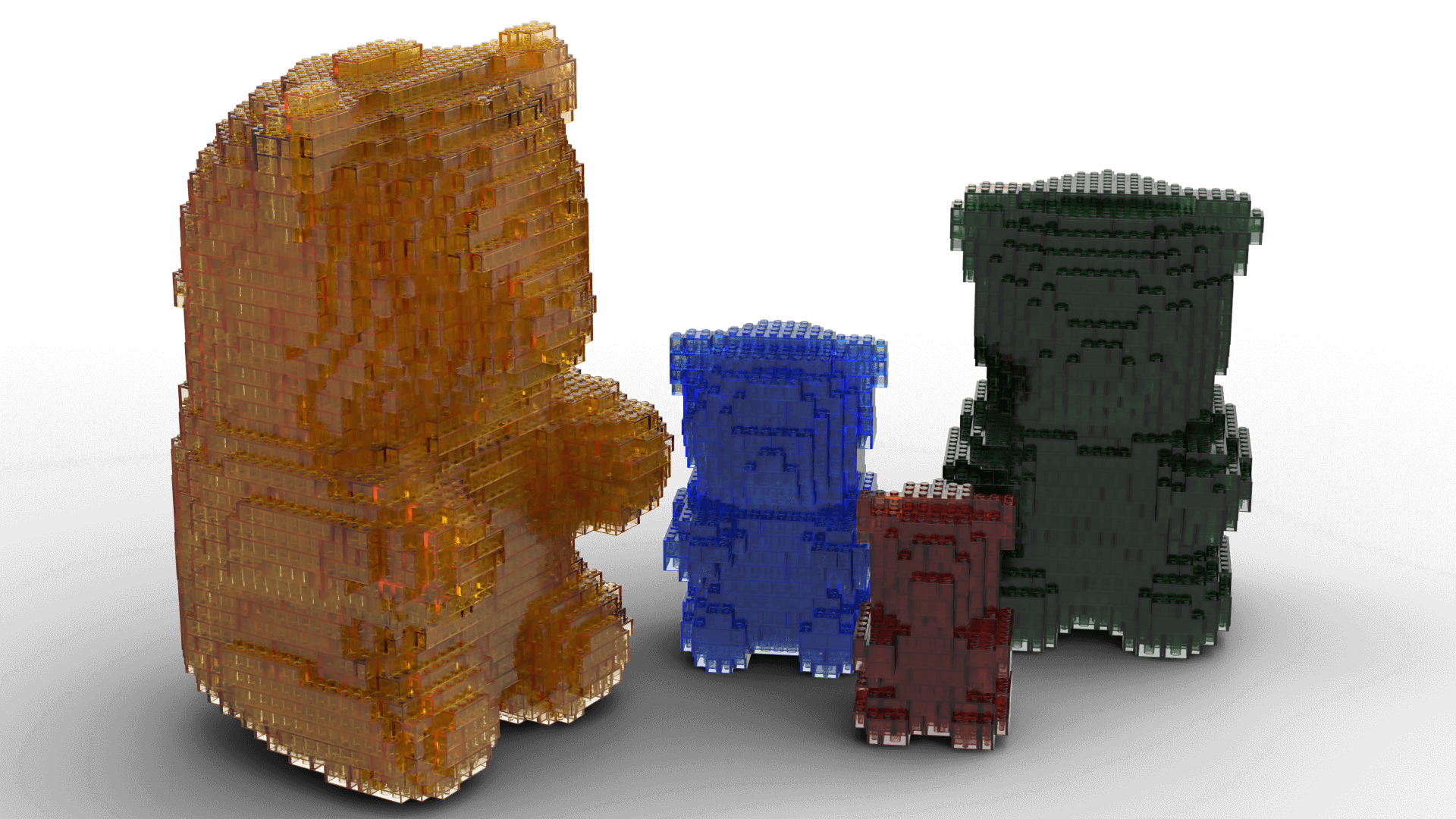 Gummybear qbricks family 1