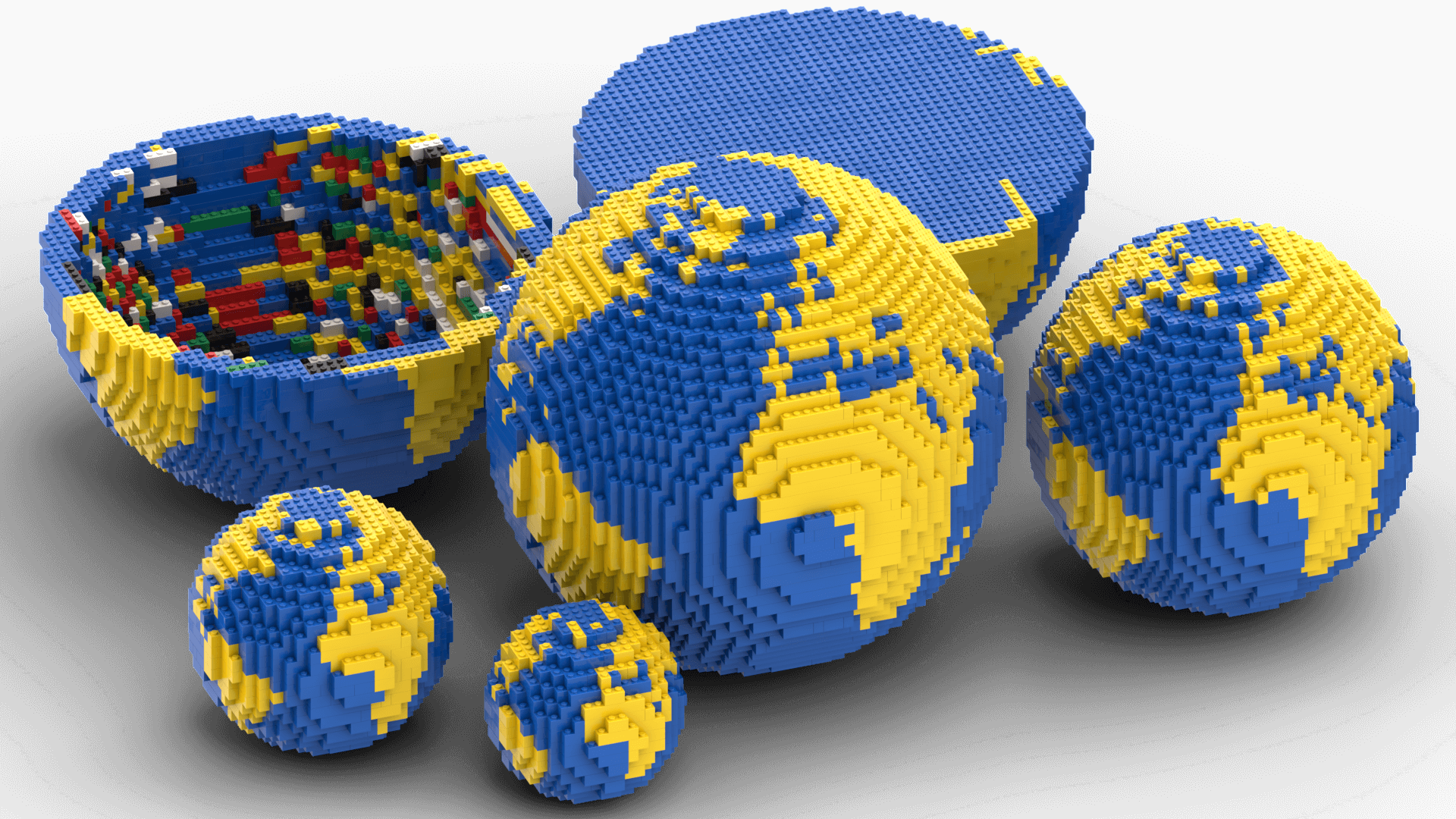 Lego globe family2