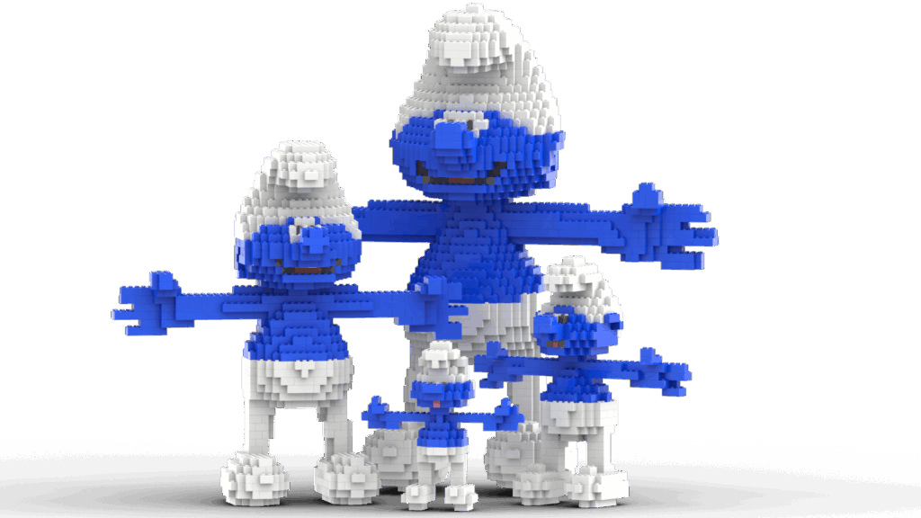 sfigurine qbricks family 01
